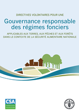 Directives volontaires pour une Gouvernance responsable des régimes fonciers