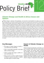 Policy Brief 12 : Climate Change and Health in Africa: Issues and Options