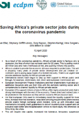Saving Africa’s private sector jobs during the coronavirus pandemic