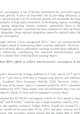 Status of Regional Integration in Africa