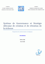 Système de Gouvernance et Stratégie Africaine de création et de rétention de la richesse