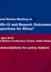 Réunion régionale d’examen “SMSI+10 et au-delà: Objectifs et perspectives pour l’Afrique"