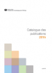 Catalogue des publications 2015